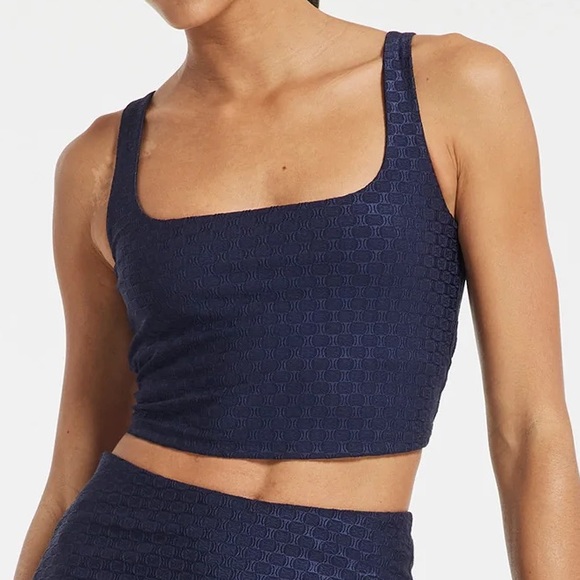 ALL ACCESS Jacquard Tempo Crop Bra Size S NWOT - Picture 1 of 4
